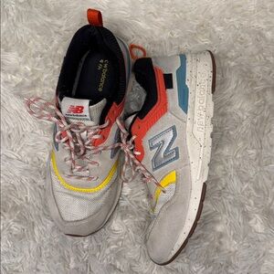 New Balance Kids Sneakers - Cream, Red, Yellow